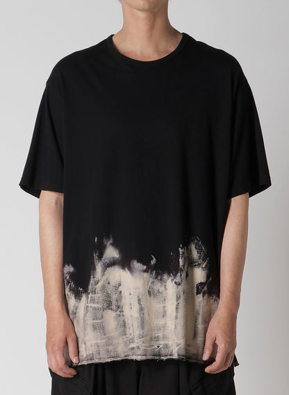 30/- DISCHARGED COMBED PS  ROUND NECK SHORT SLV T