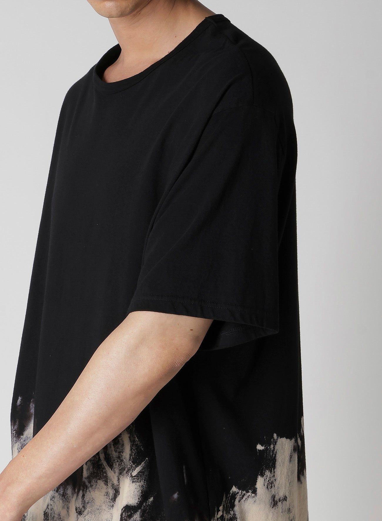 30/- DISCHARGED COMBED PS  ROUND NECK SHORT SLV T