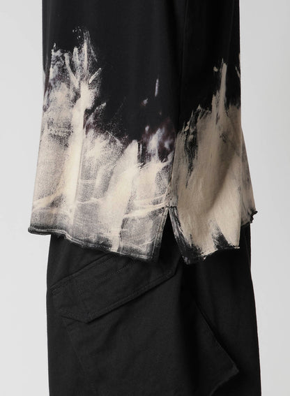 30/- DISCHARGED COMBED PS  ROUND NECK SHORT SLV T