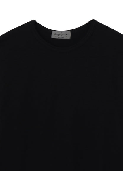 30/- DISCHARGED COMBED PS  ROUND NECK LONG SLV T