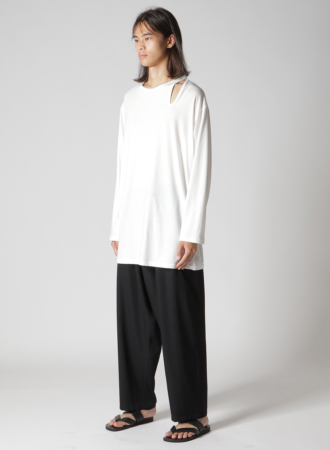 30/- ULTIMA GAUZE PS CUT-OUT D LONG SLV T