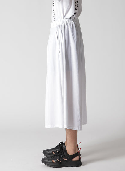 HIGH TWISTED SINGLE JERSEY TUCK PANTS