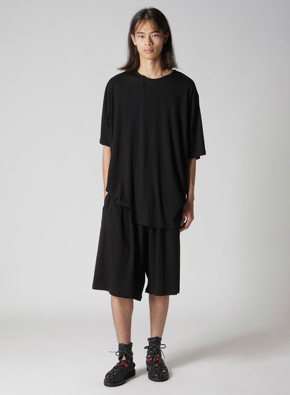 30/- COTTON LINEN PS PANELED SHORT SLV T