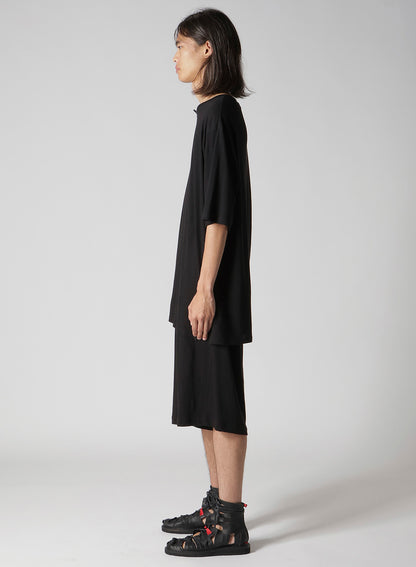 30/- COTTON LINEN PS PANELED SHORT SLV T