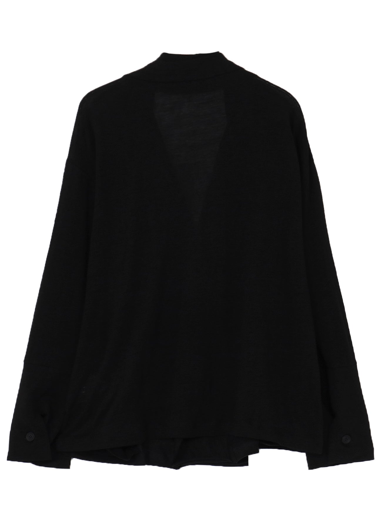 60/- LINEN PLAIN STITCH DRAPED LAPEL JKT