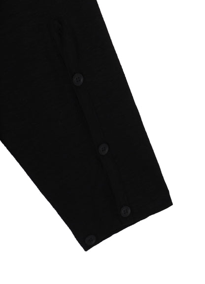 60/- LINEN PLAIN STITCH DRAPED D CARDIGAN