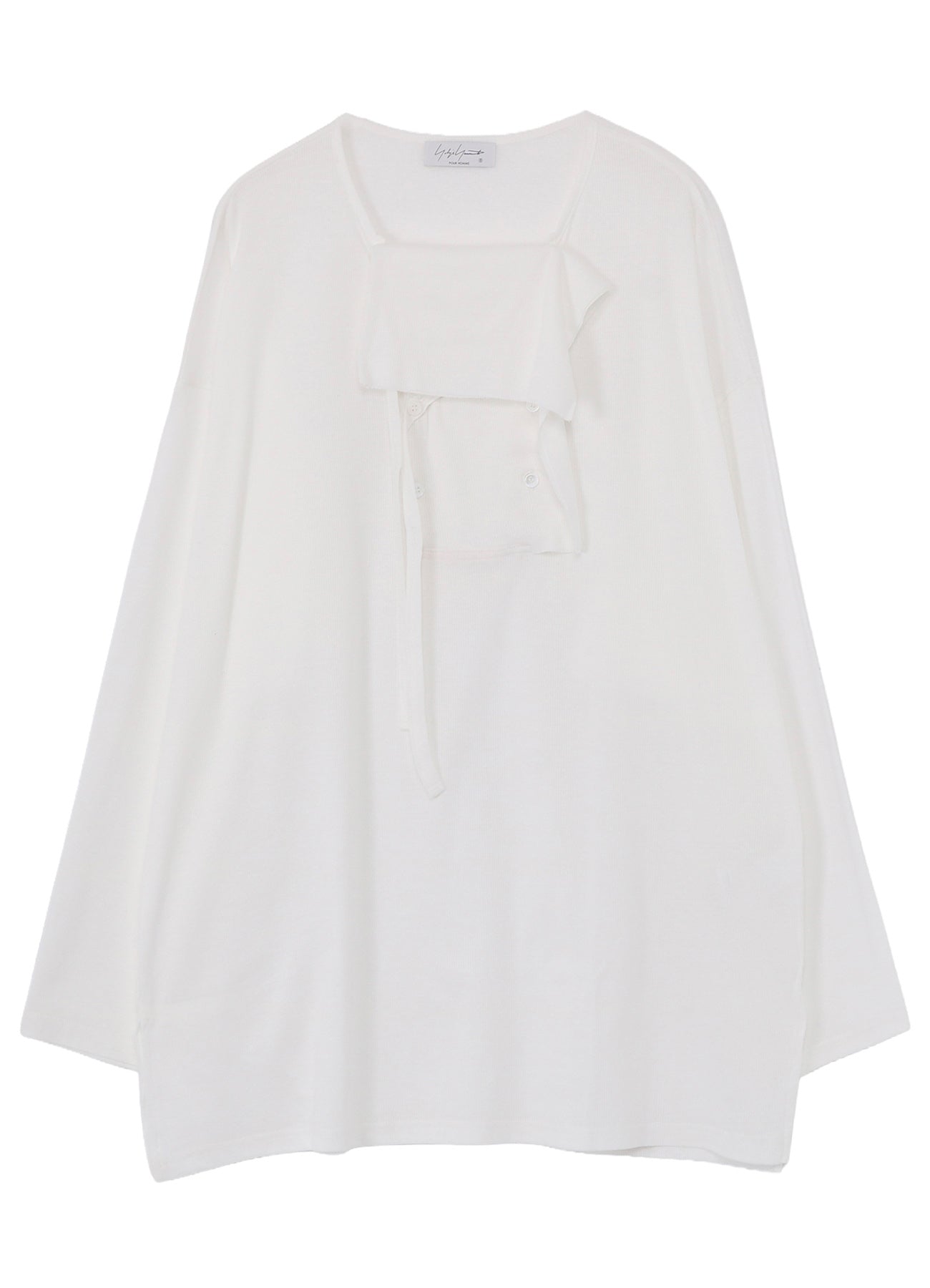 CELLULOSE COTTON MVS RIB DRAPE D GUSSET SLV T