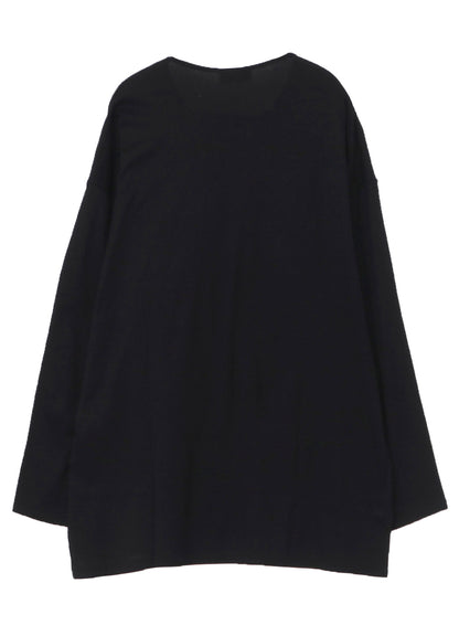 CELLULOSE COTTON MVS RIB DRAPE D GUSSET SLV T