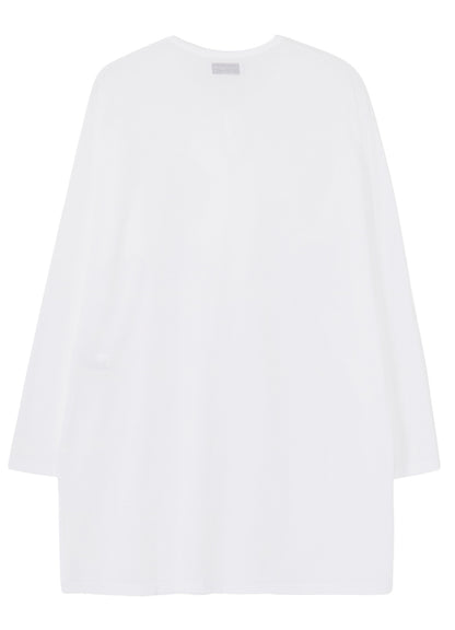 100/- PLAIN STITCH DRAPE DETAIL LONG SLV T