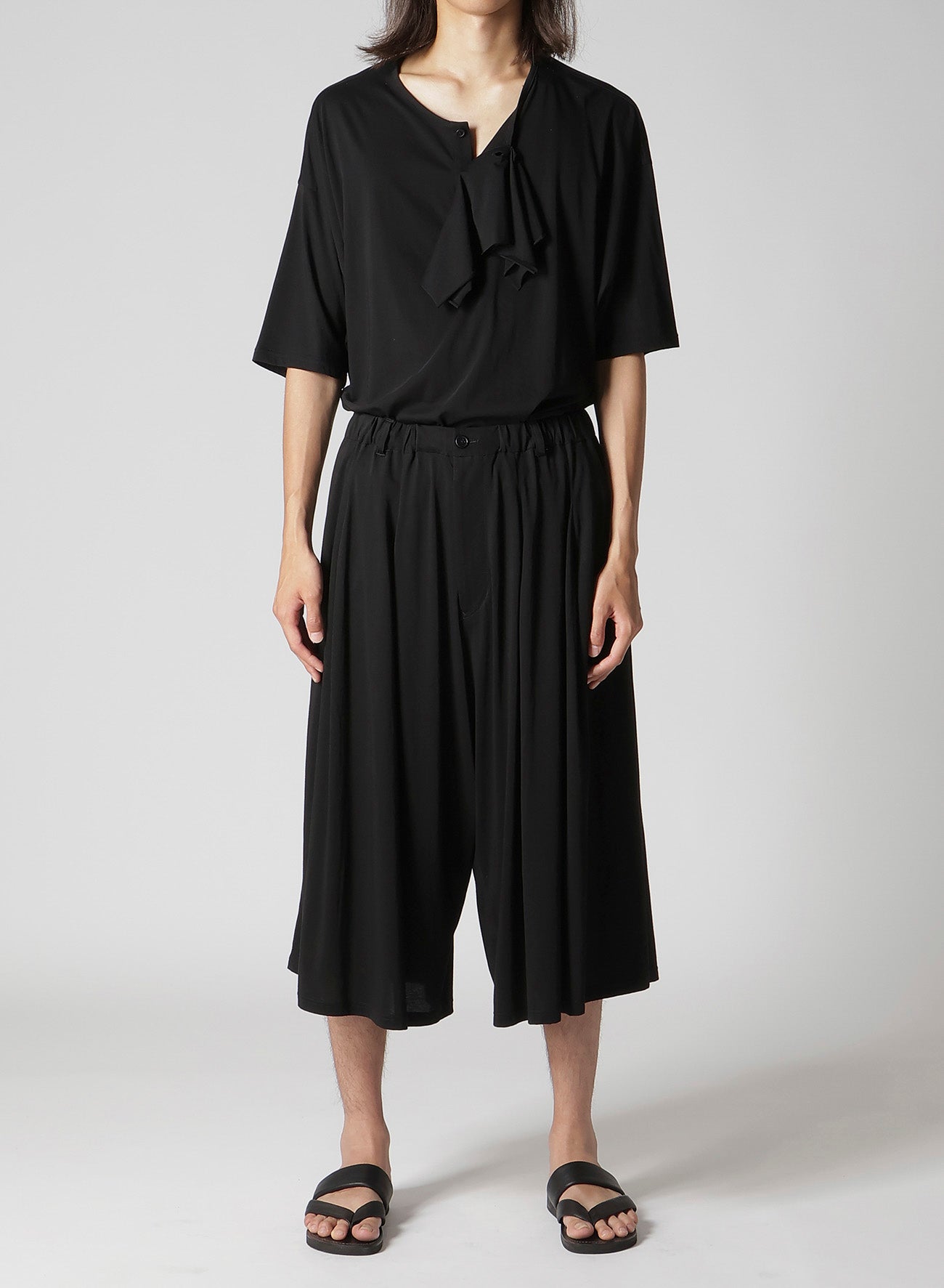 ALBINISTA CHIFFON TUCK PANTS