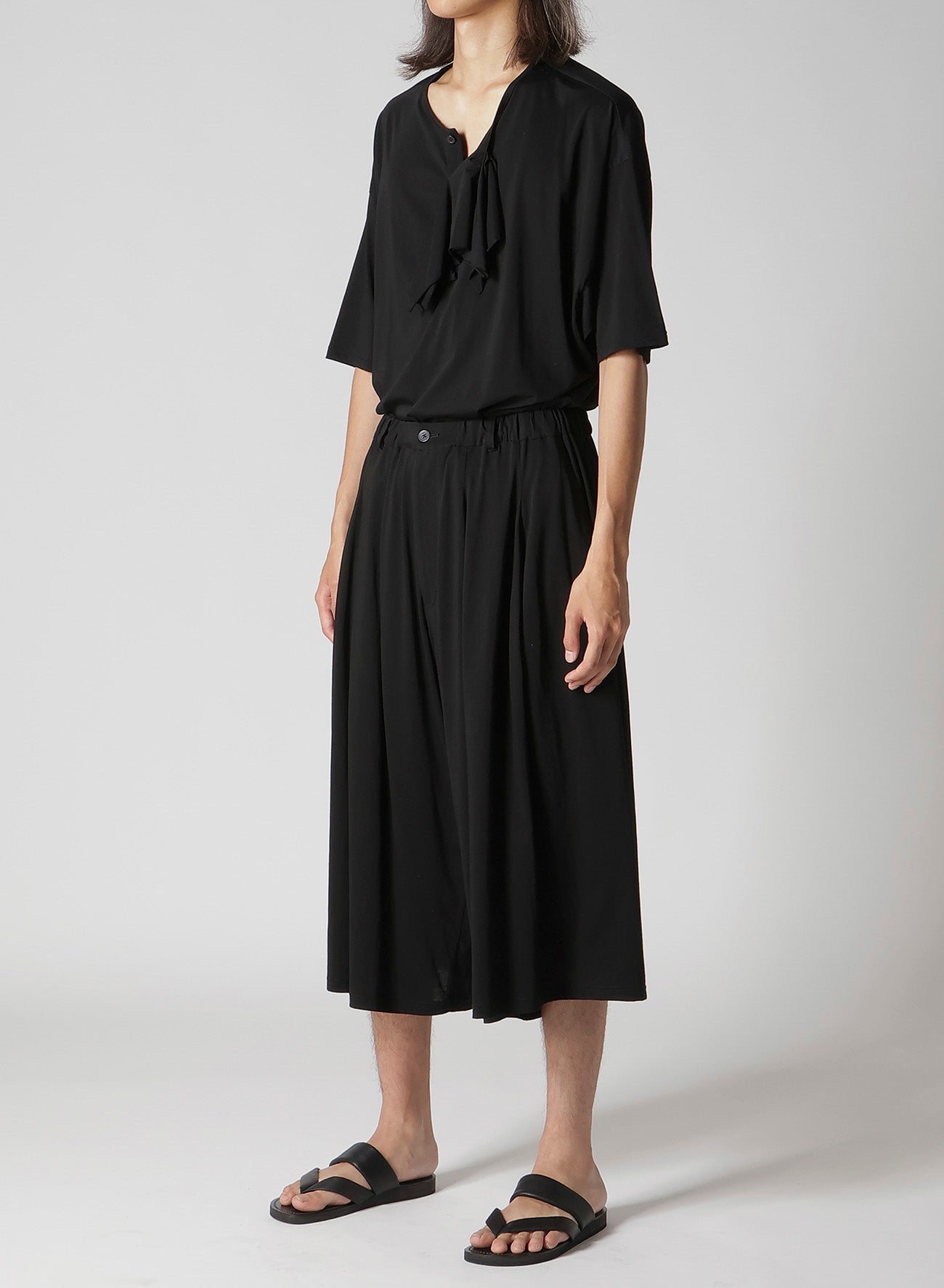ALBINISTA CHIFFON TUCK PANTS