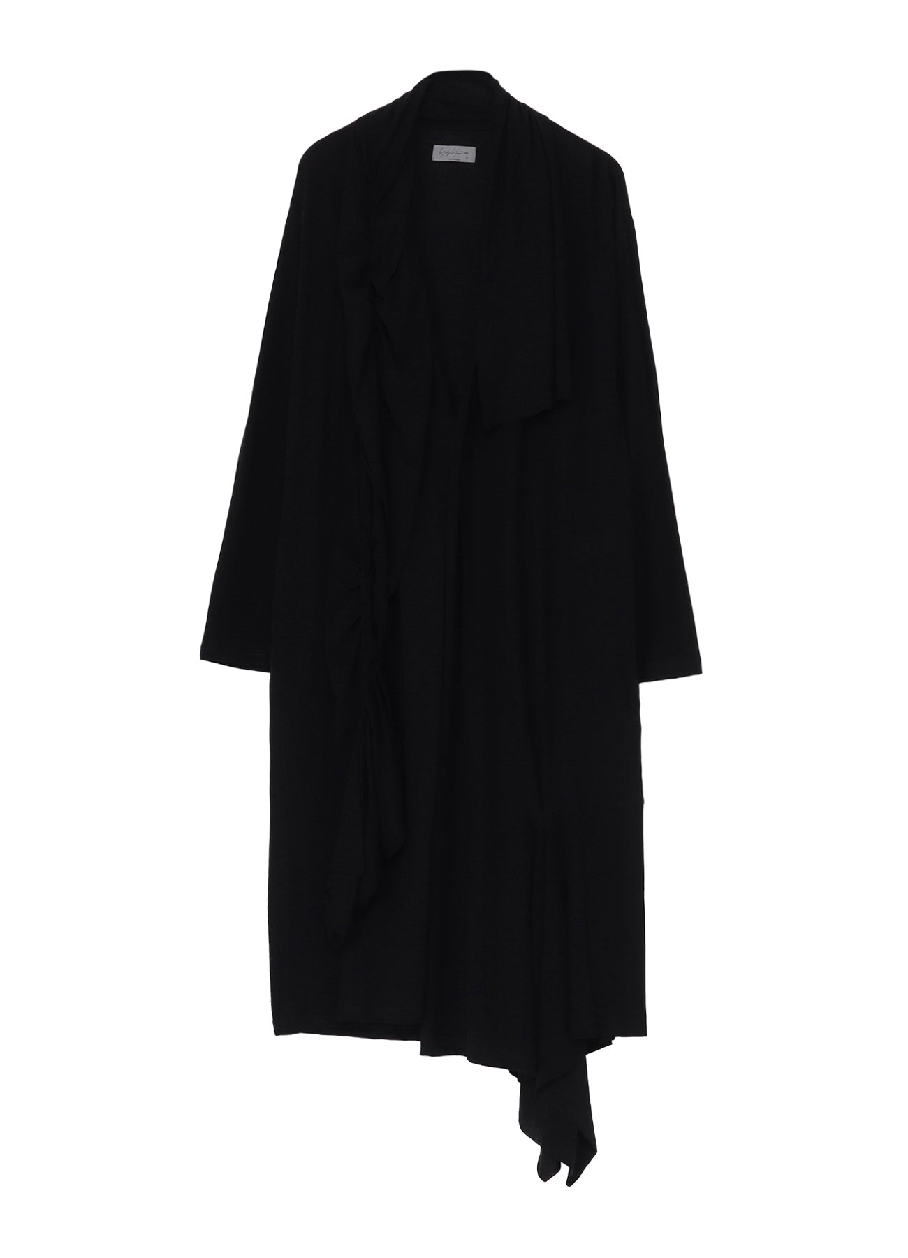 60/- HIGH TWISTED JERSEY DRAPE DETAIL CARDIGAN