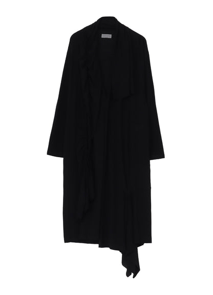 60/- HIGH TWISTED JERSEY DRAPE DETAIL CARDIGAN