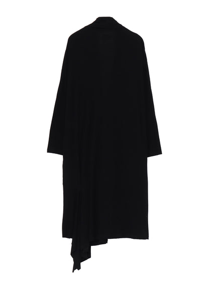 60/- HIGH TWISTED JERSEY DRAPE DETAIL CARDIGAN