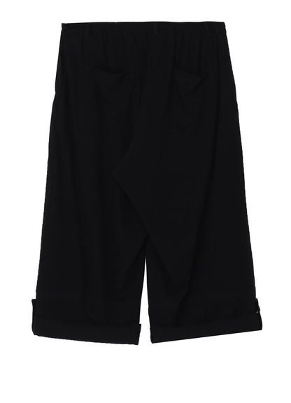 40/- HIGH TWISTED JERSEY TAB DETAIL PANTS