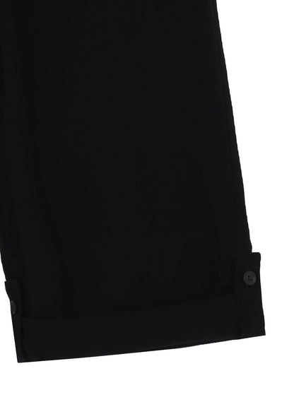 40/- HIGH TWISTED JERSEY TAB DETAIL PANTS