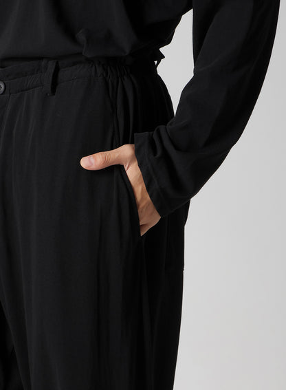 40/- HIGH TWISTED JERSEY TAB DETAIL PANTS