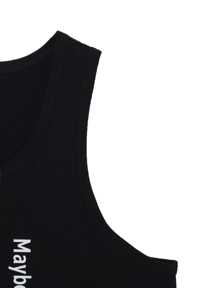 PLAIN STITCH FRONT BUTTON TANK A