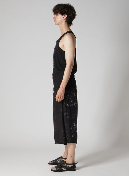 PLAIN STITCH FRONT BUTTON TANK A