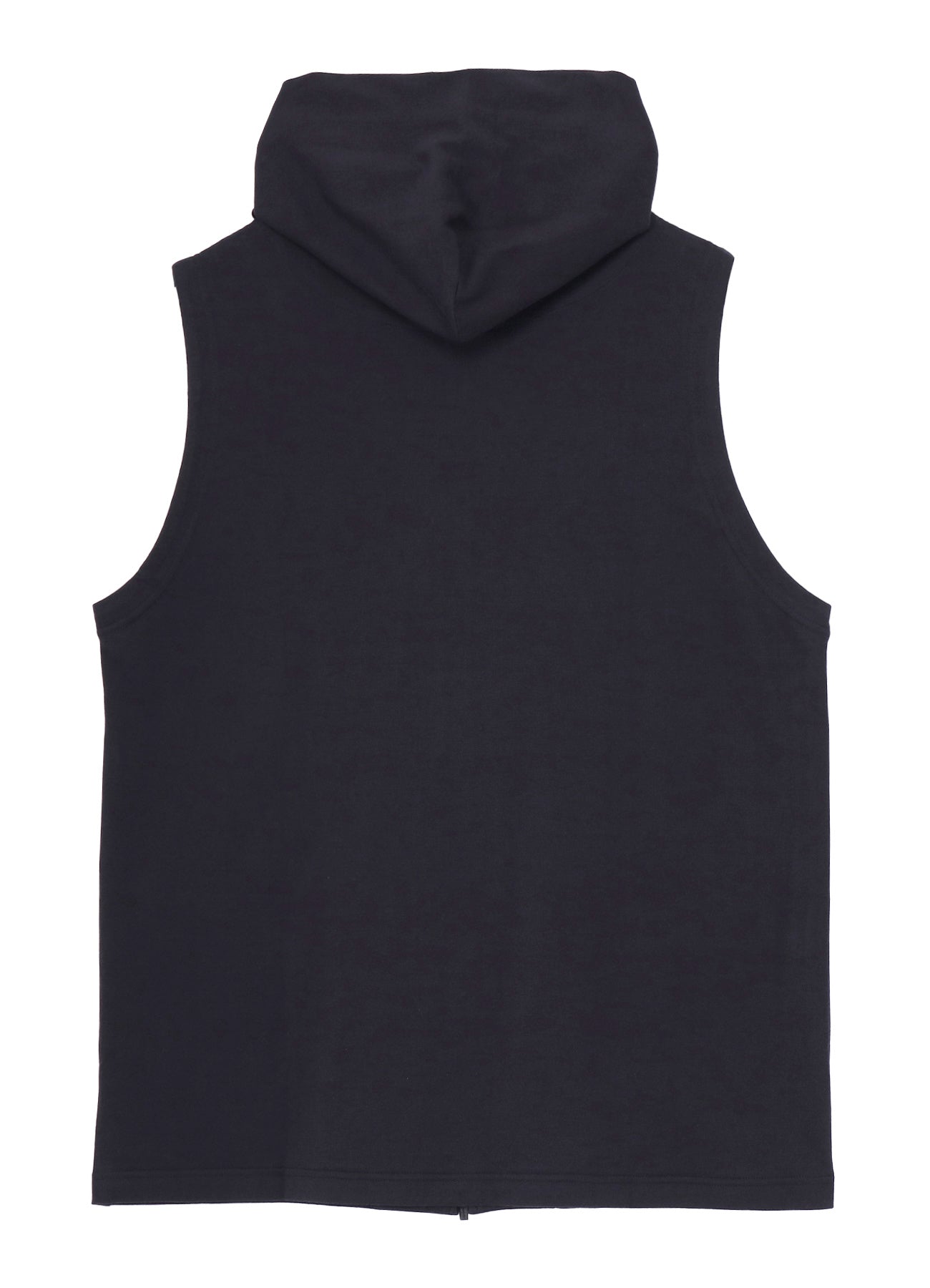 40/2 COMBED PLAIN STITCH HOODED ZIP VEST
