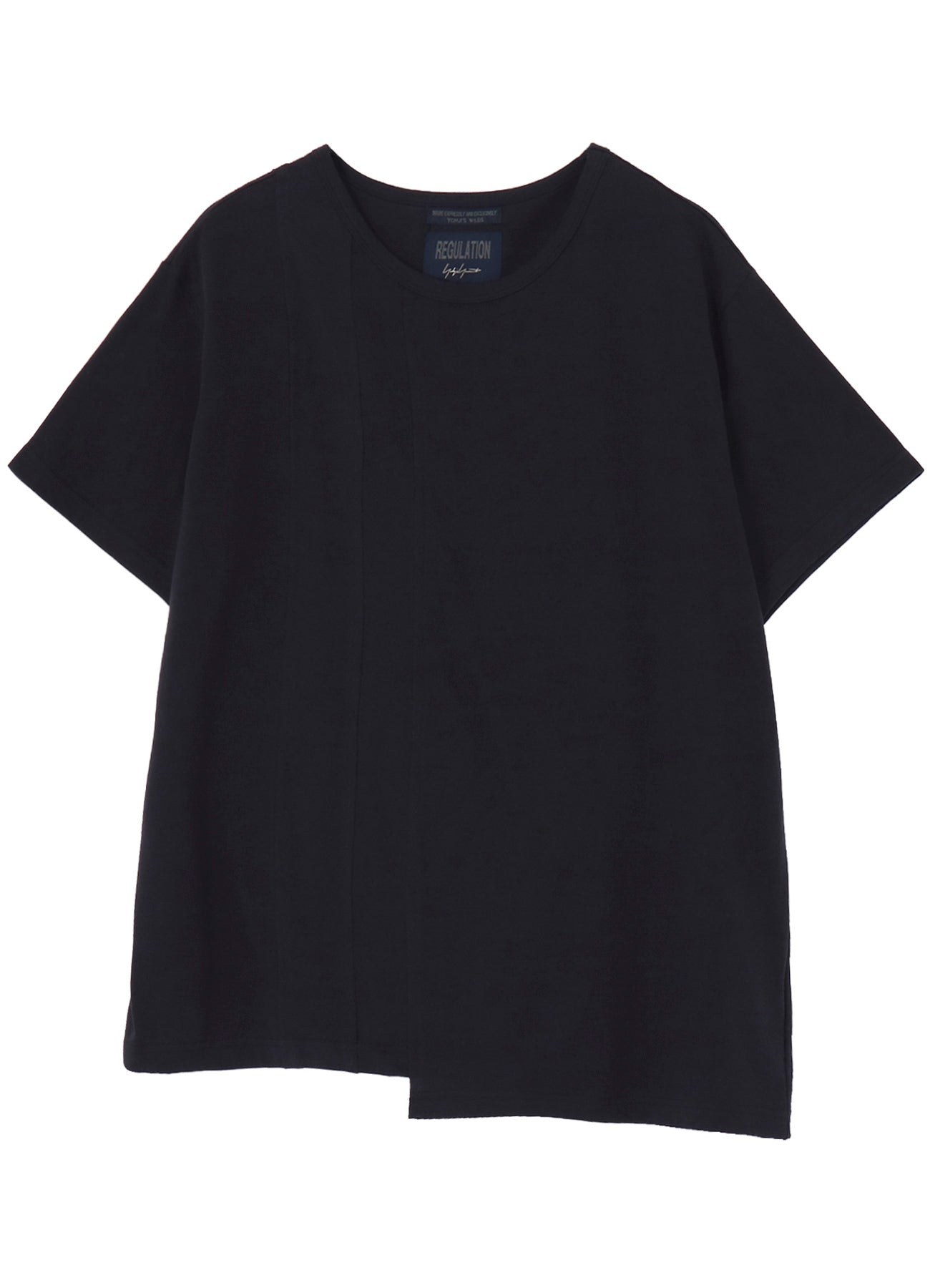 30/- COMBED PLAIN STITCH PANELED SHORT SLV T