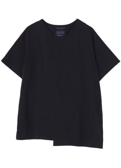 30/- COMBED PLAIN STITCH PANELED SHORT SLV T