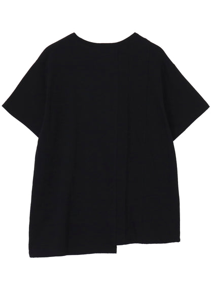 30/- COMBED PLAIN STITCH PANELED SHORT SLV T