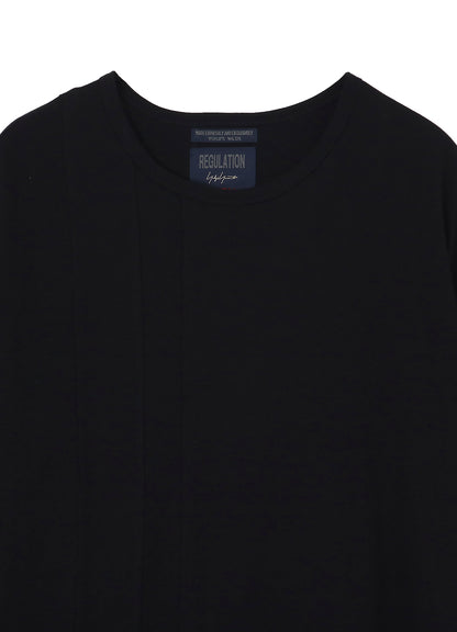 30/- COMBED PLAIN STITCH PANELED SHORT SLV T