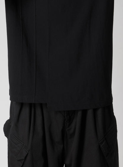 30/- COMBED PLAIN STITCH PANELED SHORT SLV T