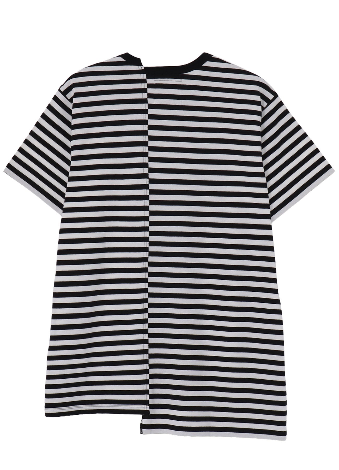 40/4 BORDER PLAIN STITCH PANELED SHORT SLV T