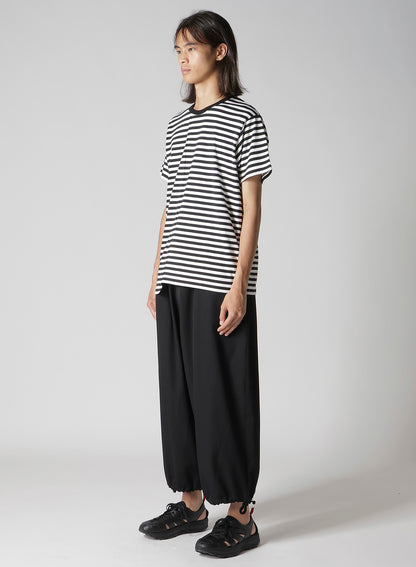 40/4 BORDER PLAIN STITCH PANELED SHORT SLV T