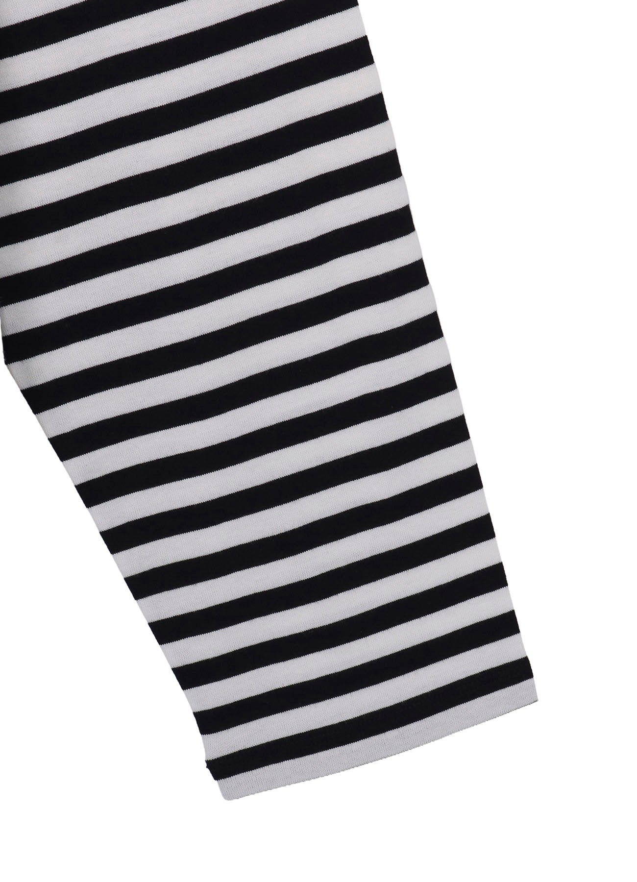 40/4 BORDER PLAIN STITCH PANELED LONG SLV T
