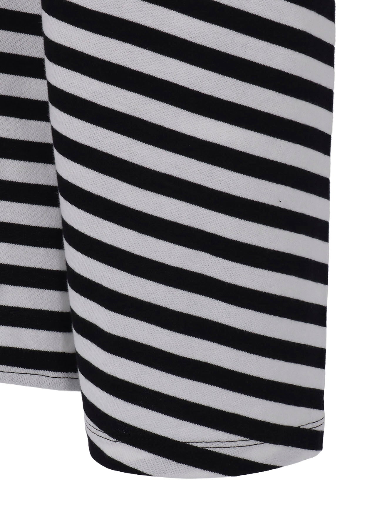 40/4 BORDER PLAIN STITCH PANELED LONG SLV T