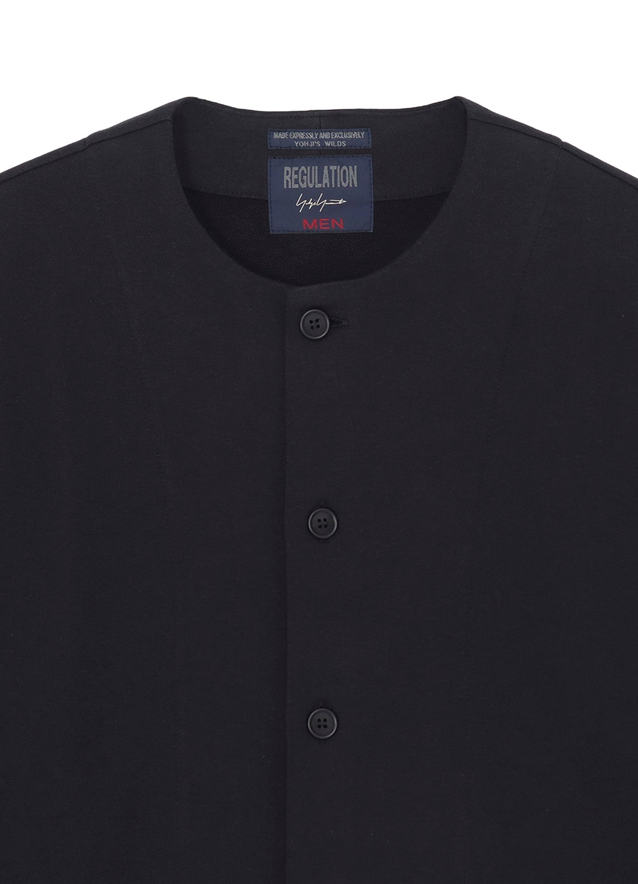 40/20 MINI FRENCH TERRY COLLARLESS JACKET