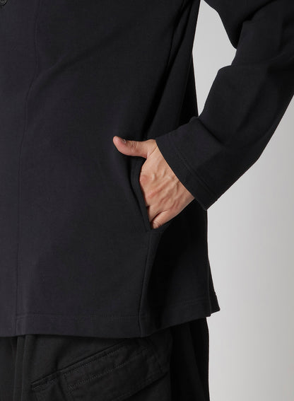 40/20 MINI FRENCH TERRY COLLARLESS JACKET