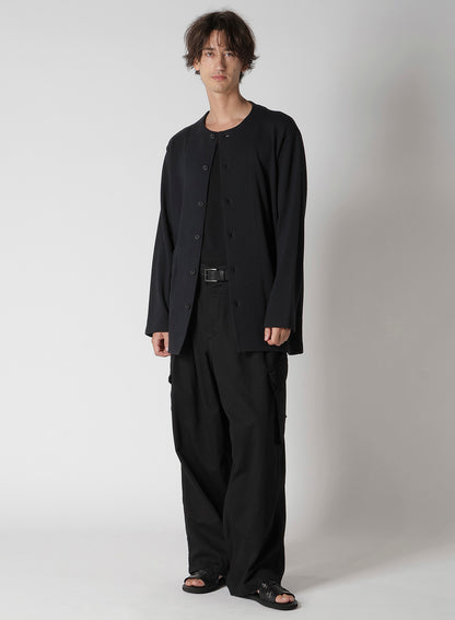 40/20 MINI FRENCH TERRY COLLARLESS JACKET