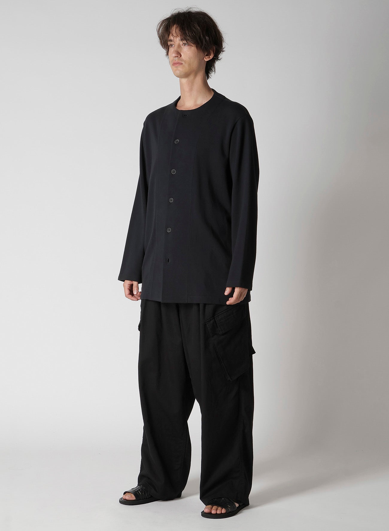 40/20 MINI FRENCH TERRY COLLARLESS JACKET