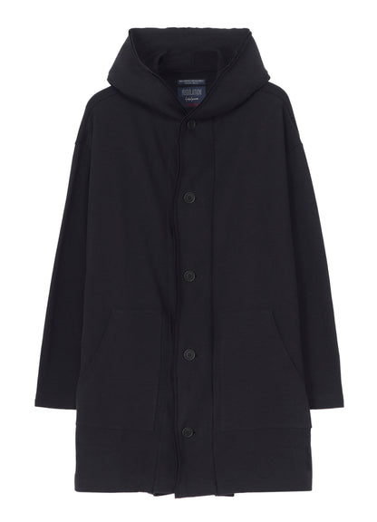 40/20 MINI FRENCH TERRY HOODED COAT