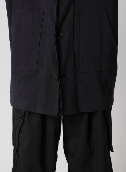 40/20 MINI FRENCH TERRY HOODED COAT