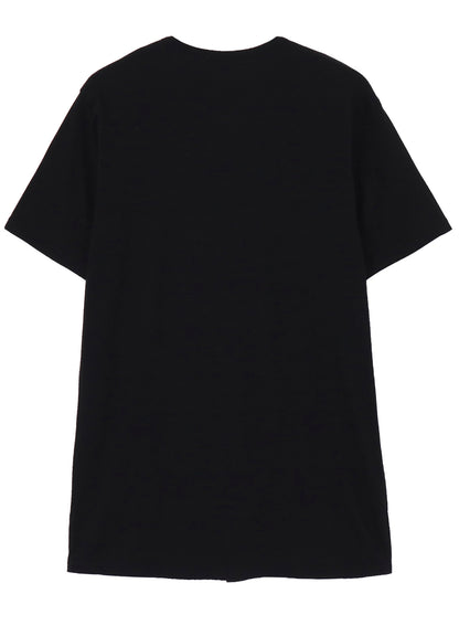 32/- COMBED PLAIN STITCH FRONT BUTTON SHORT SLV T