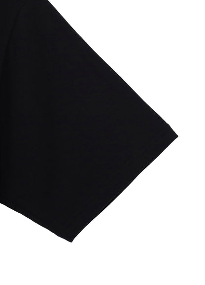 32/- COMBED PLAIN STITCH FRONT BUTTON SHORT SLV T