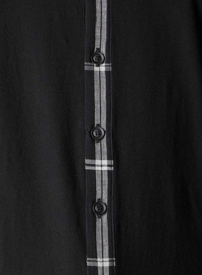 32/- COMBED PLAIN STITCH FRONT BUTTON SHORT SLV T