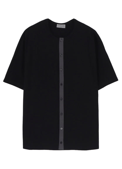 PLAIN STITCH GUSSET SHORT SLV TEE