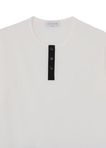 30/- COMBED PLAIN STITCH ASM HENLEY NECK T