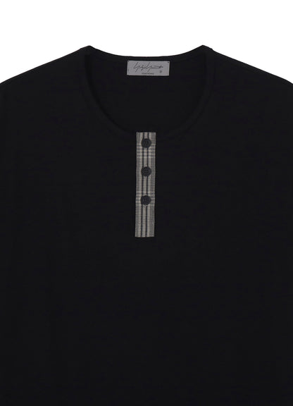 30/- COMBED PLAIN STITCH ASM HENLEY NECK T