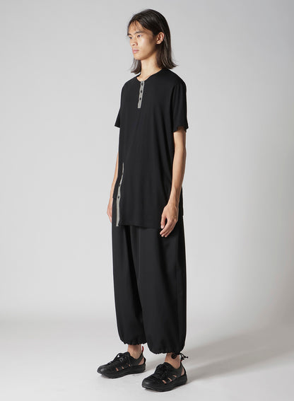 30/- COMBED PLAIN STITCH ASM HENLEY NECK T