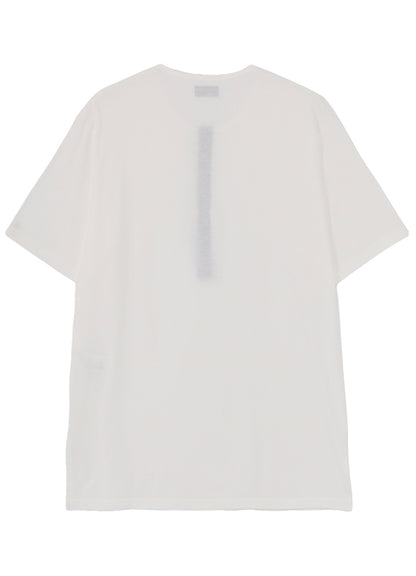 32/- COMBED PLAIN STITCH HENLEY NECK SHORT SLV T