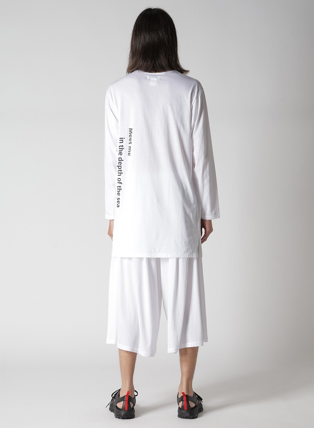 COTTON PS D NECK LINE LONG SLV