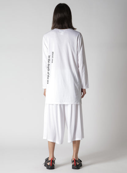 COTTON PS D NECK LINE LONG SLV