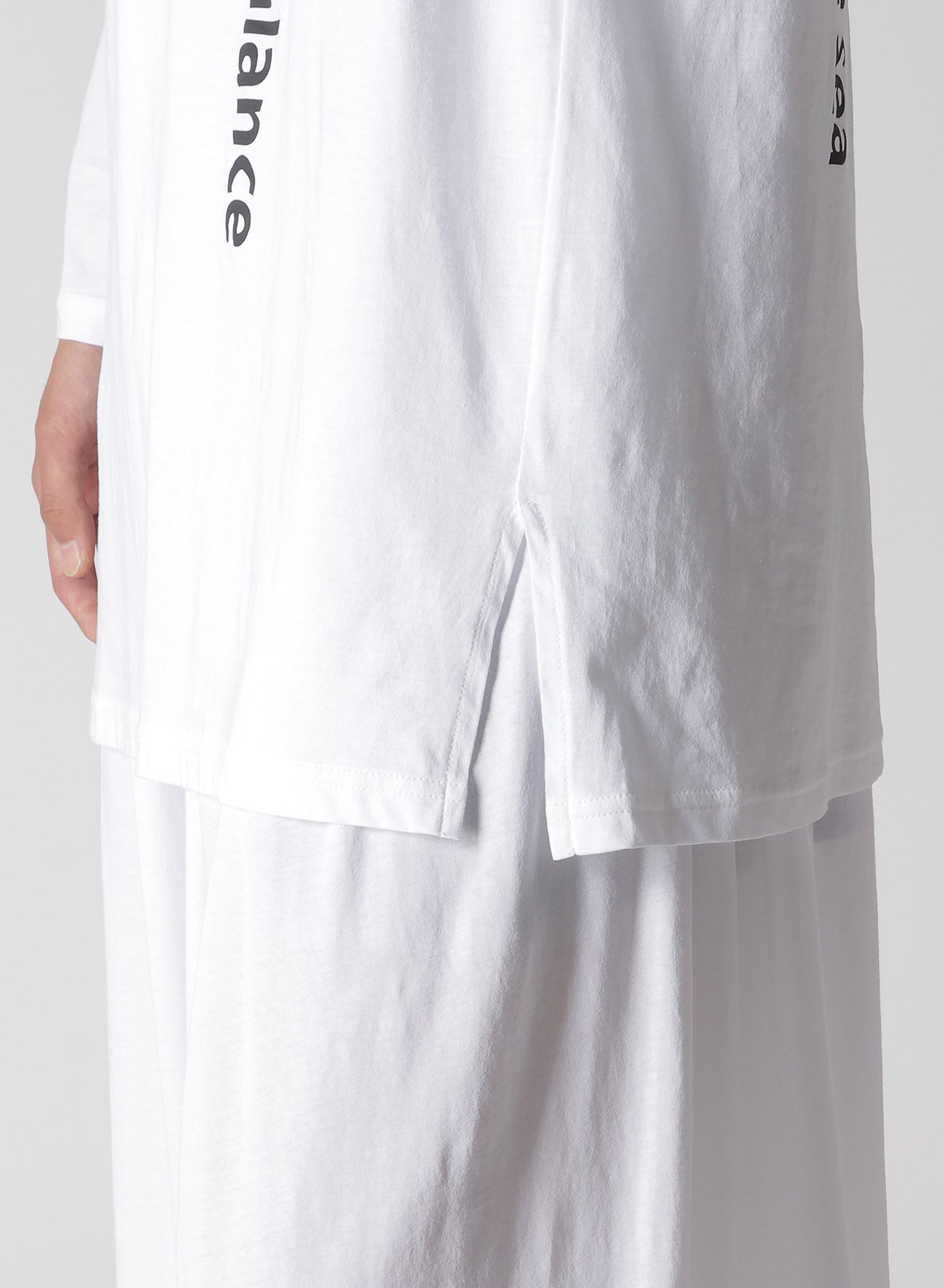 COTTON PS D NECK LINE LONG SLV